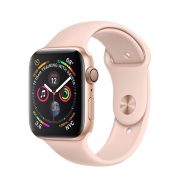 Watch Series 4 Aluminum (44mm), Gold, Pink Sand Sport Band Watch Series 4 Aluminum (44mm), Gold, Pink Sand Sport Band