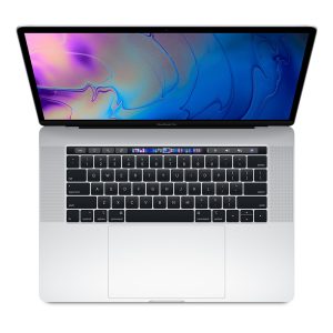 MacBook Pro 15" Touch Bar Mid 2019 (Intel 6-Core i7 2.6 GHz 16 GB RAM 256 GB SSD), Silver, Intel 6-Core i7 2.6 GHz, 16 GB RAM, 256 GB SSD