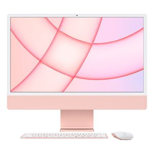 iMac 24" M1 2021 (Apple M1 8-Core 8 GB RAM 256 GB SSD 8-Core), Pink, Apple M1 8-Core, 8 GB RAM, 256 GB SSD, 8-Core