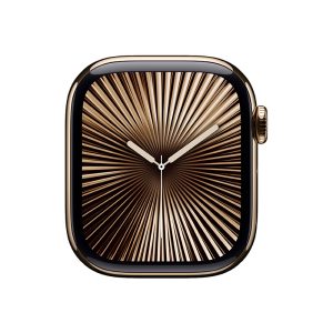Watch Series 10 Titanium Cellular (46mm), Gold, Gold Milanese Loop