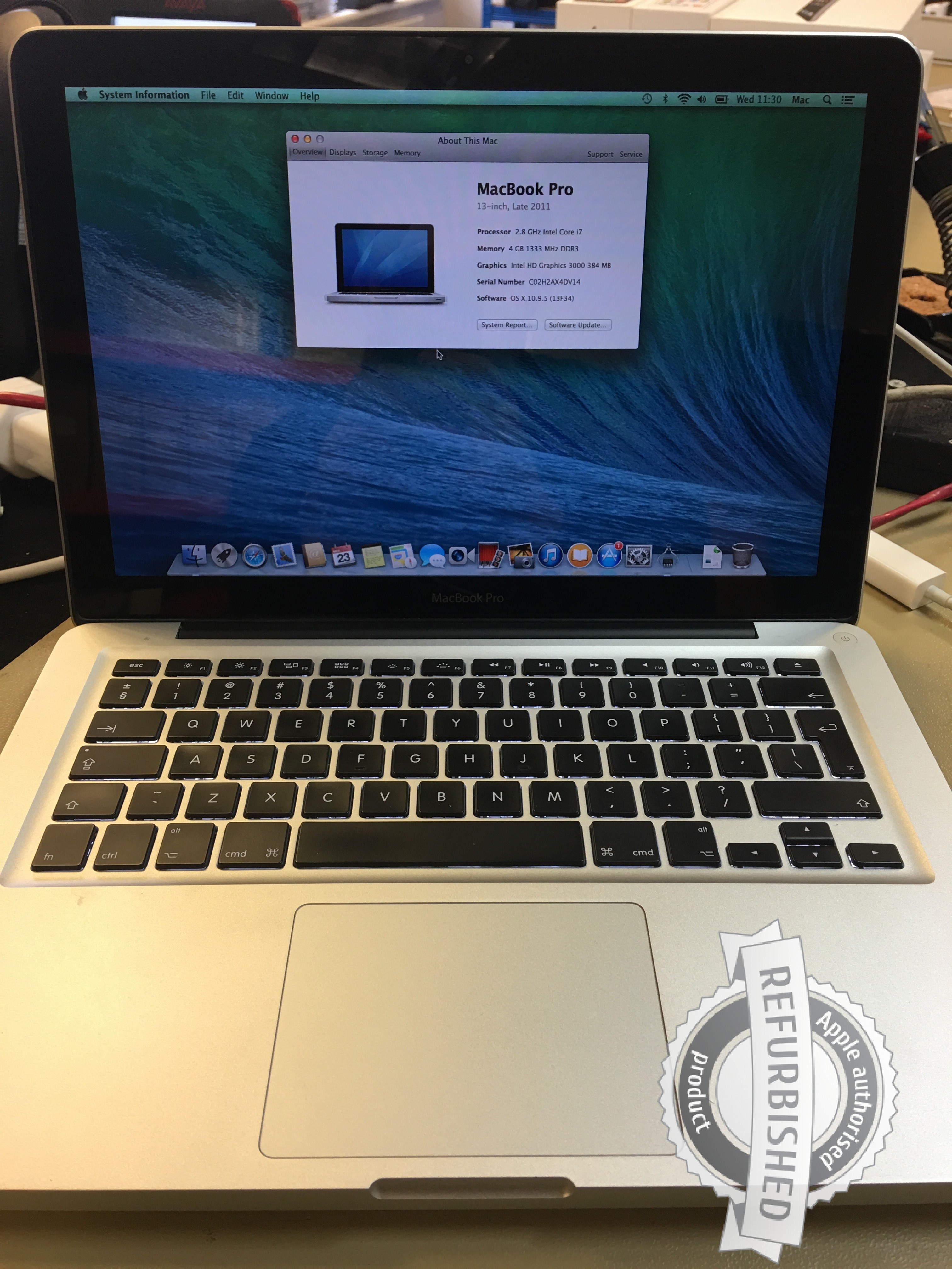 Macbook Pro 2.8 Ghz Intel Core I7 Refurbished MacBook Pro 13" 2.8 GHz Intel Core i7 (4GB/500GB) 2.8 GHz